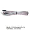 2 & 4m cables for reed switches